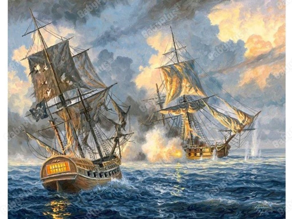 Пазлы Морская Баталия 500 элементов, Castorland