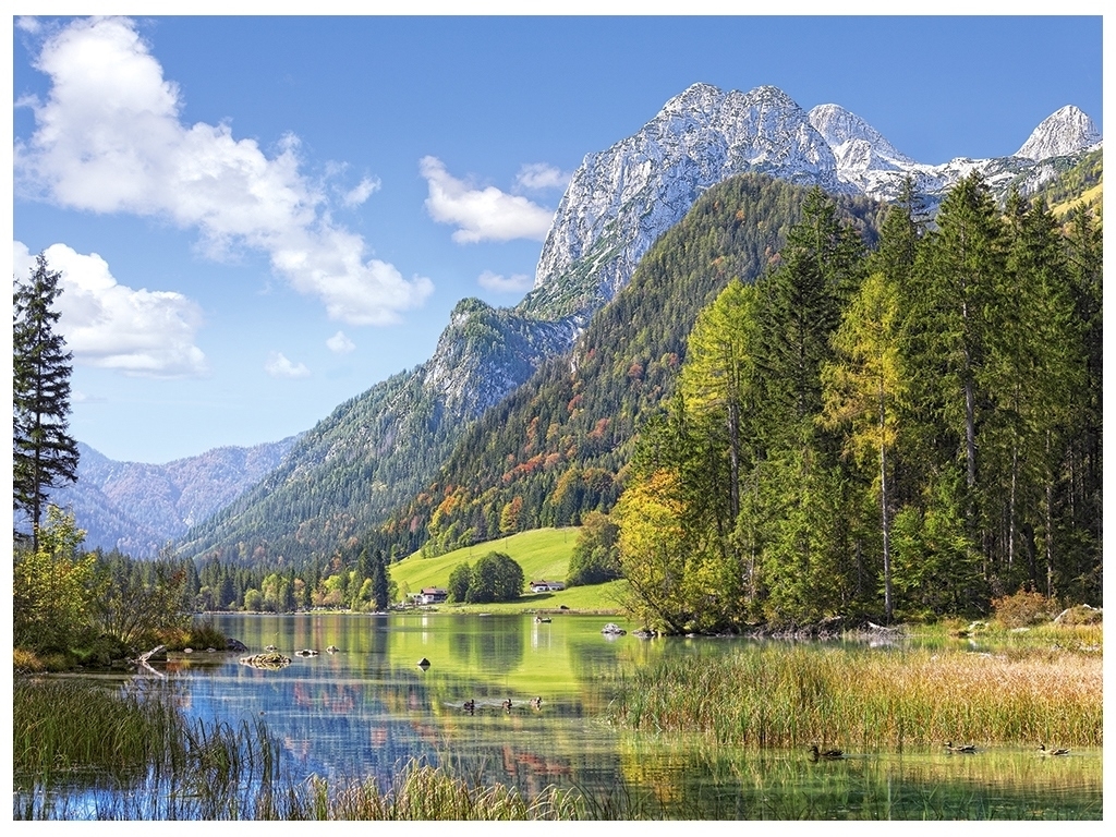 Пазлы Mountain Refuge в Alpах, 2000 элементов, Castorland