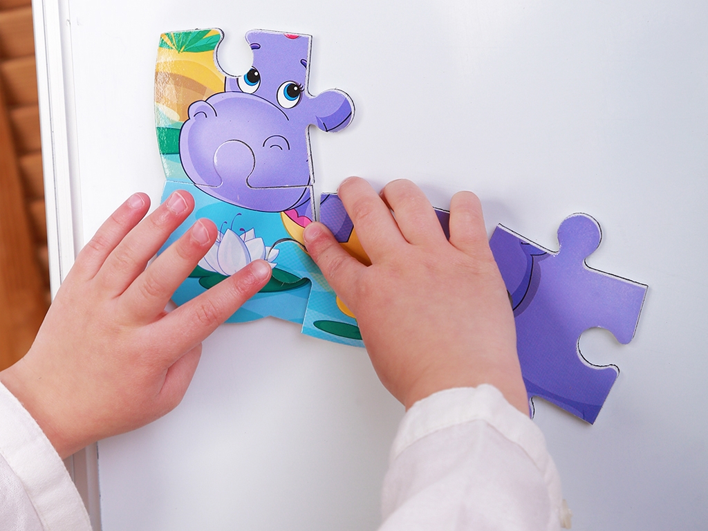 Пазли на магніті А5 Бегемотики, Vladi Toys