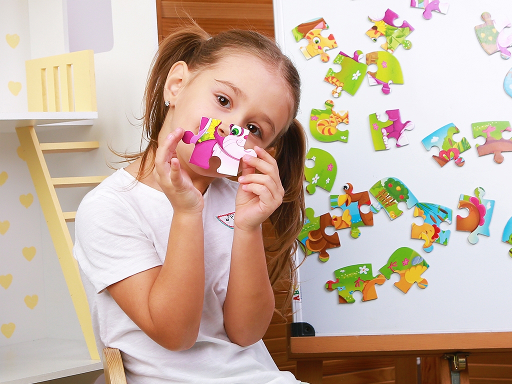 Пазли на магніті А5 Котики, Vladi Toys