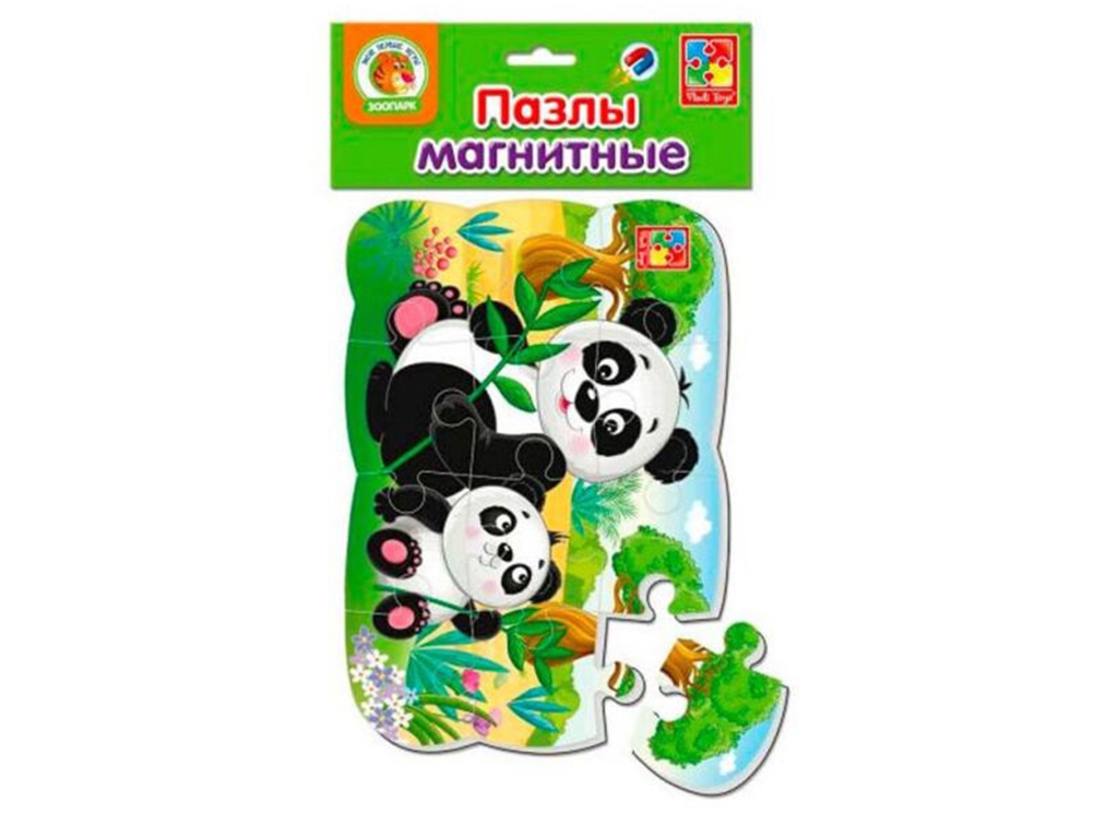 Пазлы на магните А5 Пандочка, Vladi Toys
