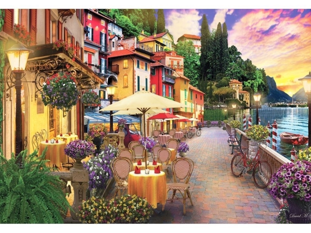Пазлы Озеро Комо, 2000 элементов, Anatolian 3944
