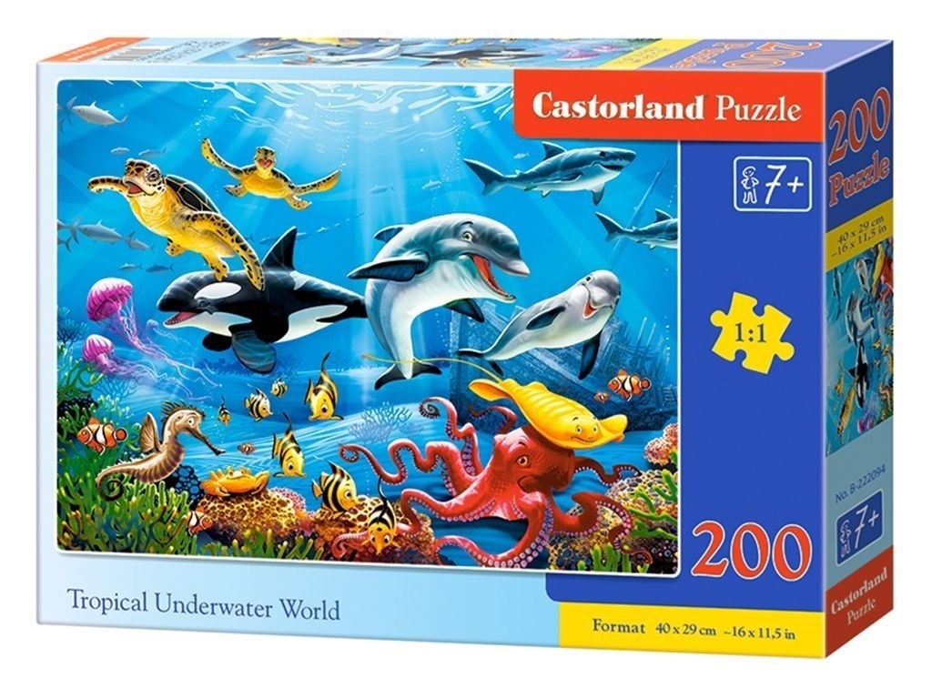 Пазли Підводний світ 200 елементів, Castorland B-222094