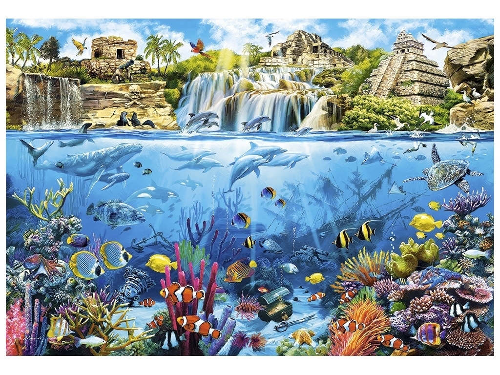 Пазлы Pirate Island, 1500 элементов, Castorland