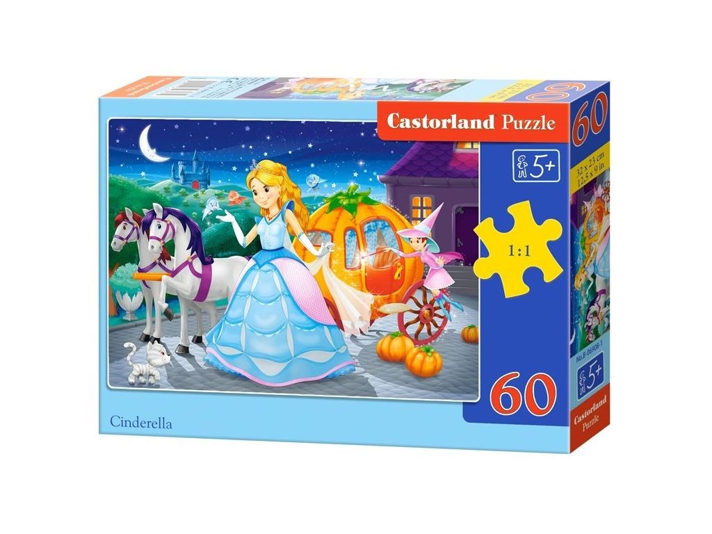 Пазлы Золушка, 60 элементов, Castorland В-06908