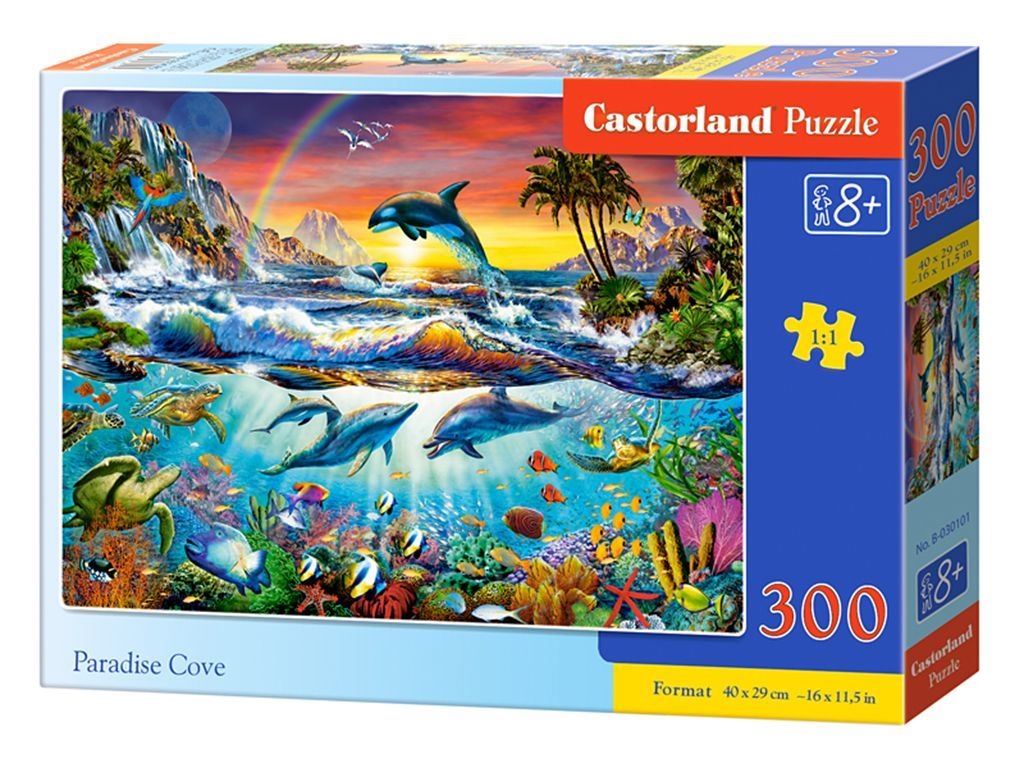 Пазли Райська бухта, 300 елементів, Castorland