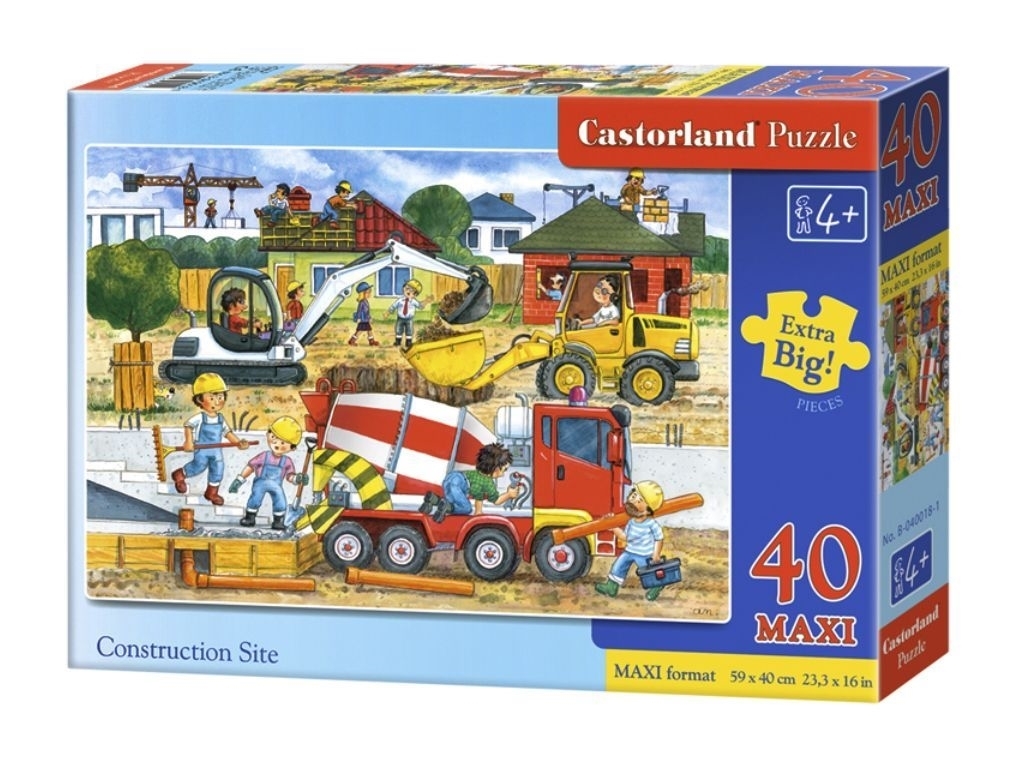 Пазлы Реконструкция, 40 элементов, Castorland