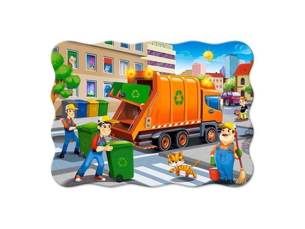 Пазлы Мусоровоз 30 элементов, Касторленд В-03778