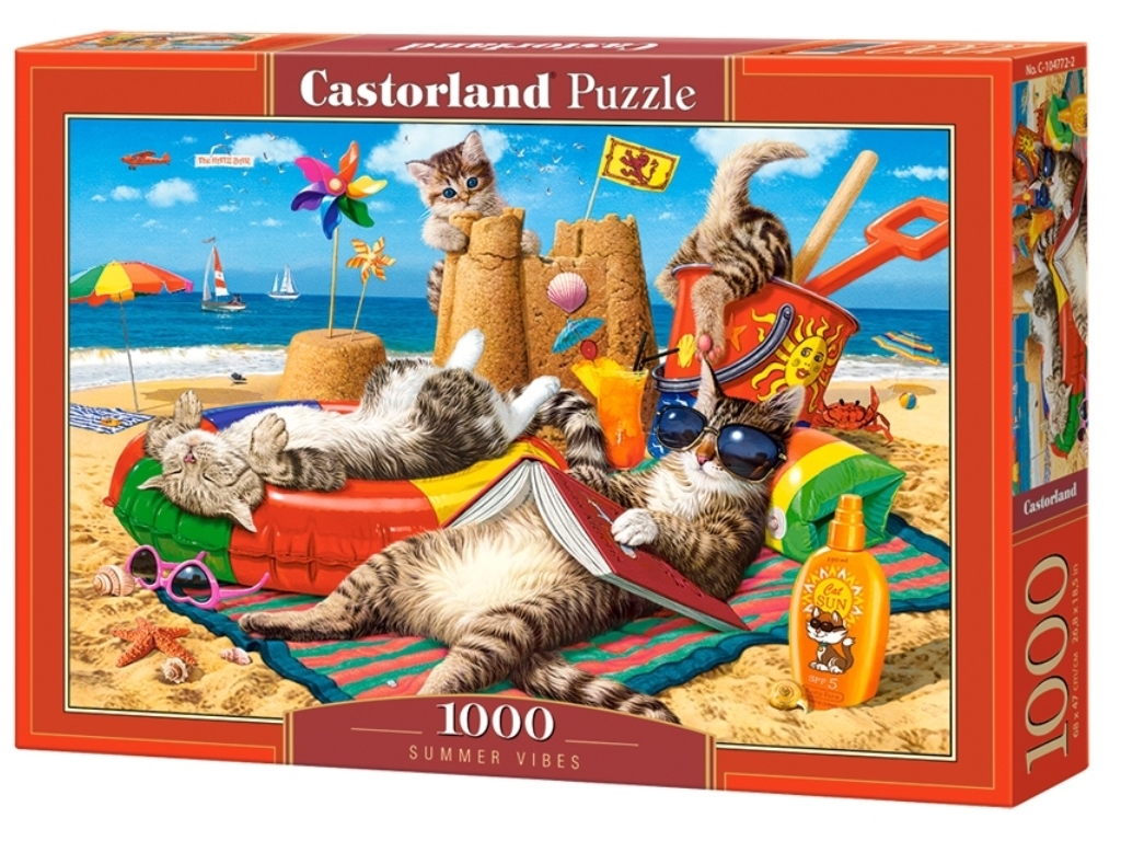 Пазлы Summer Vibes, 1000 элементов, Castorland