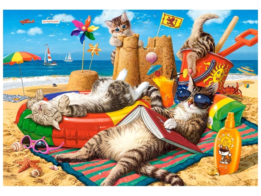 Пазлы Summer Vibes, 1000 элементов, Castorland