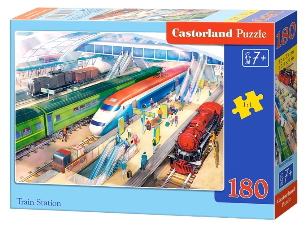 Пазли Train Station, 180 елементів, Castorland B-018475