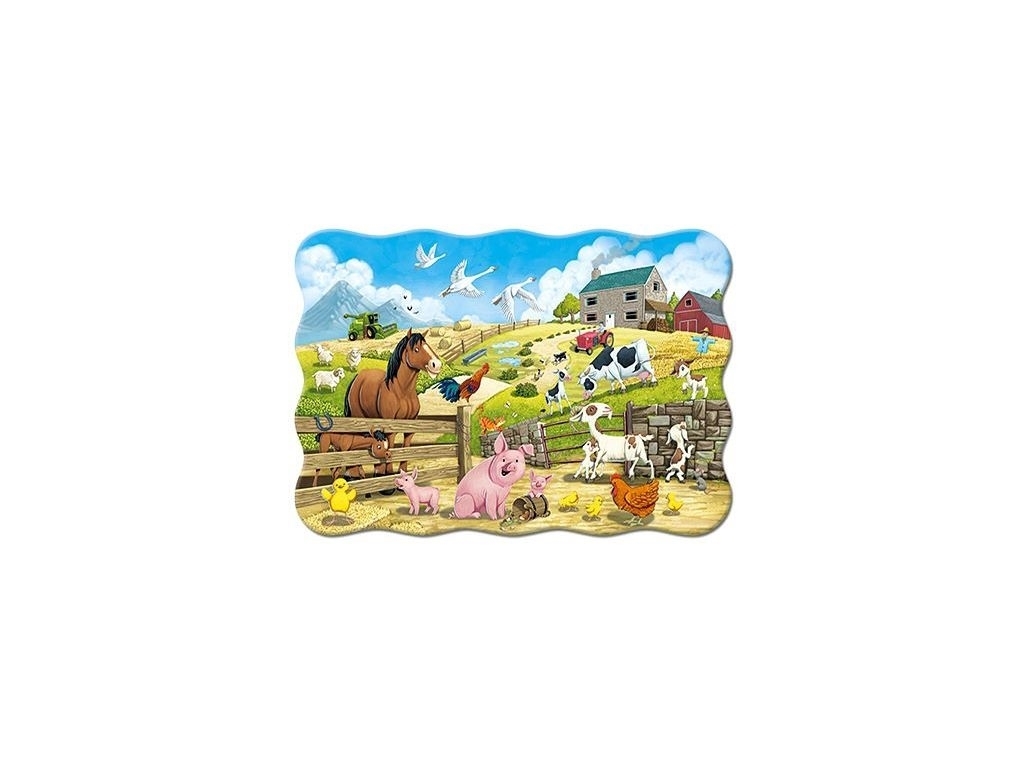 Пазлы Животные на ферме 20 элементов maxi, Castorland