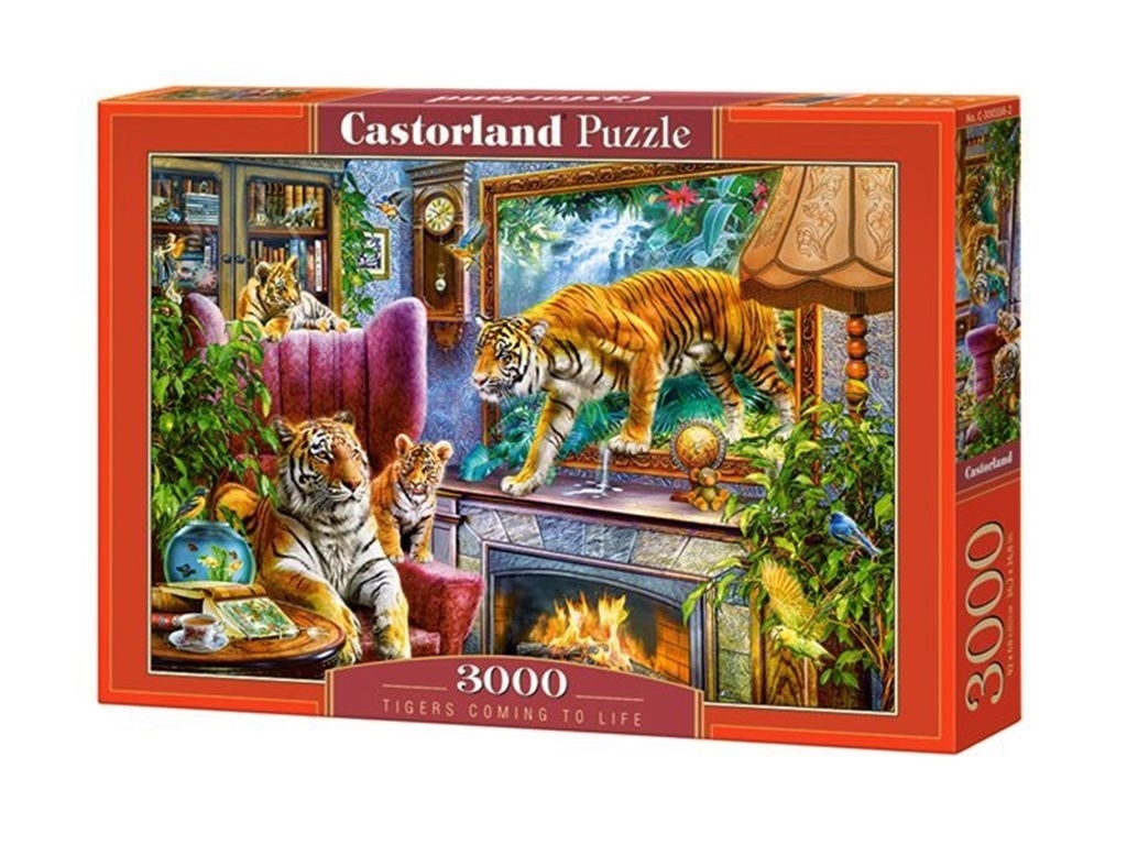 Пазли Тигри, Повернення в реальність 3000 елементів, Castorland