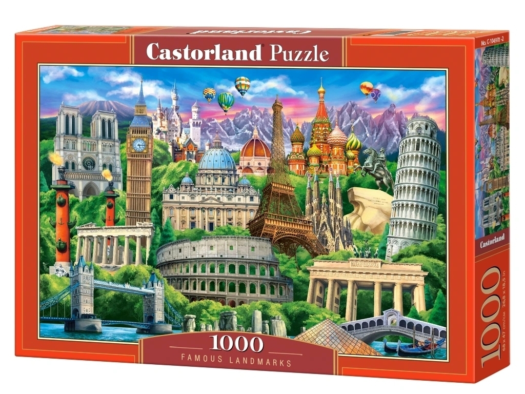 Пазлы Известные места, 1000 частей, Castorland C-104901