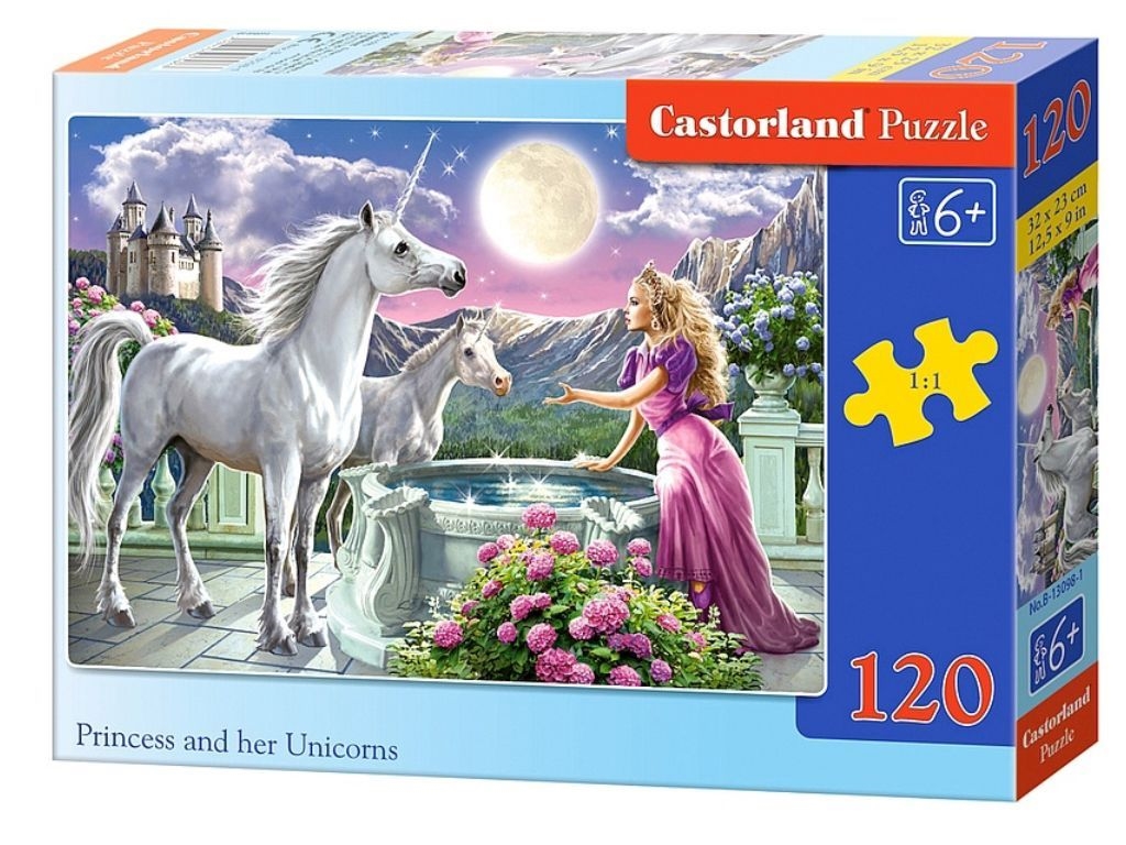 Пазли Єдиноріг, 120 елементів, Castorland В-13098