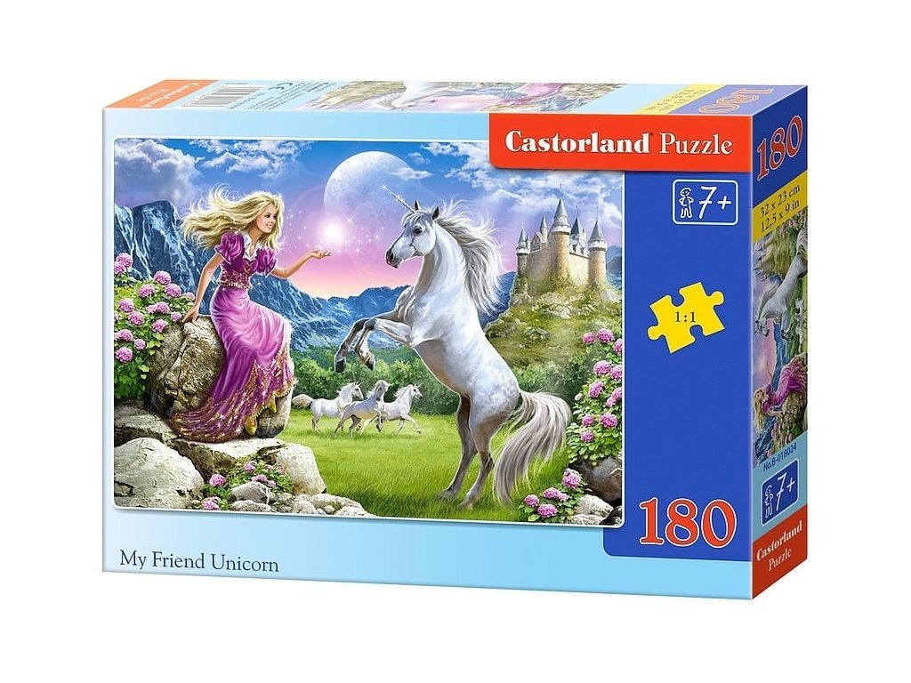 Пазли Єдиноріг, 180 елементів, Castorland В-018024