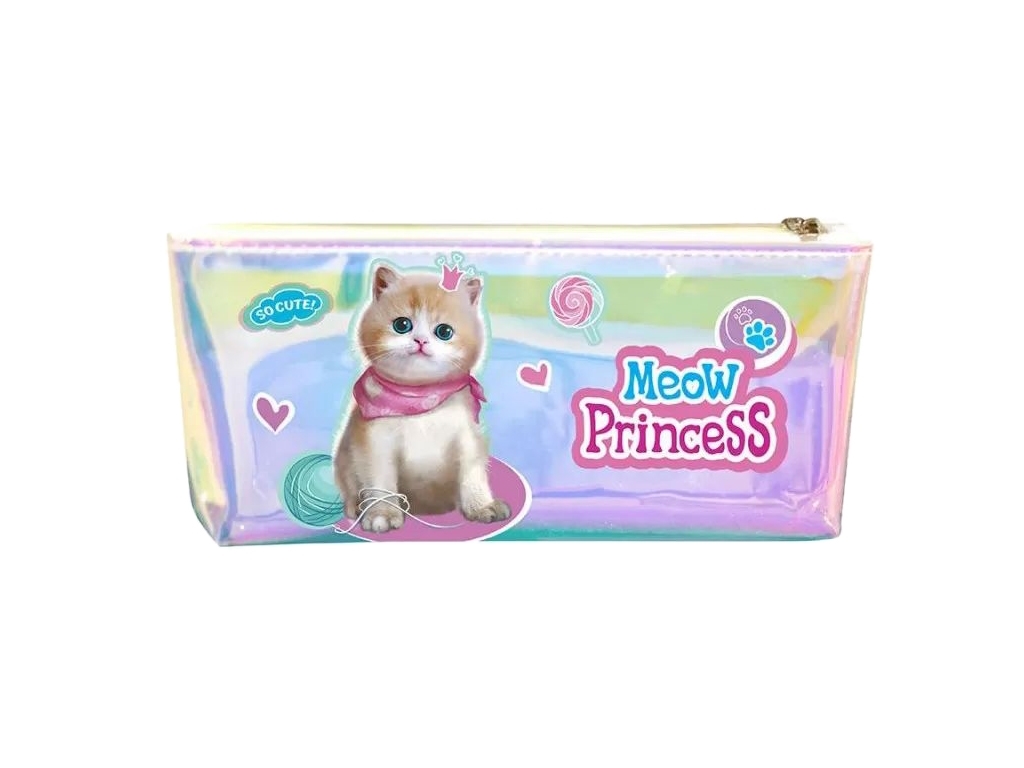 Пенал-косметичка лазерная So cute 20х9х2,5 см, 13126