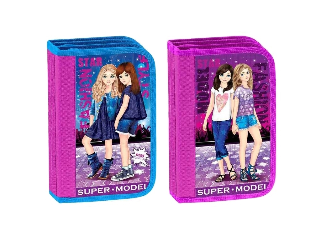 Пенал потрійний картонний SUPER MODEL,7464