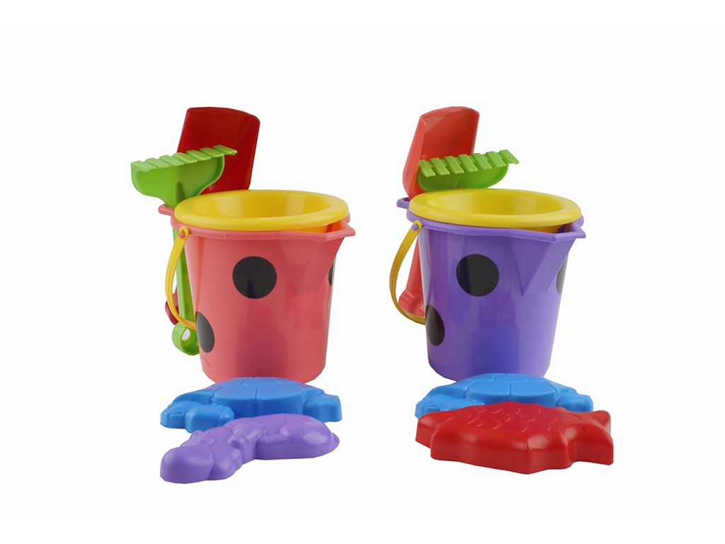 Набор для песочницы малый S0006, 16 см, с ведерком и ситечком, M Toys