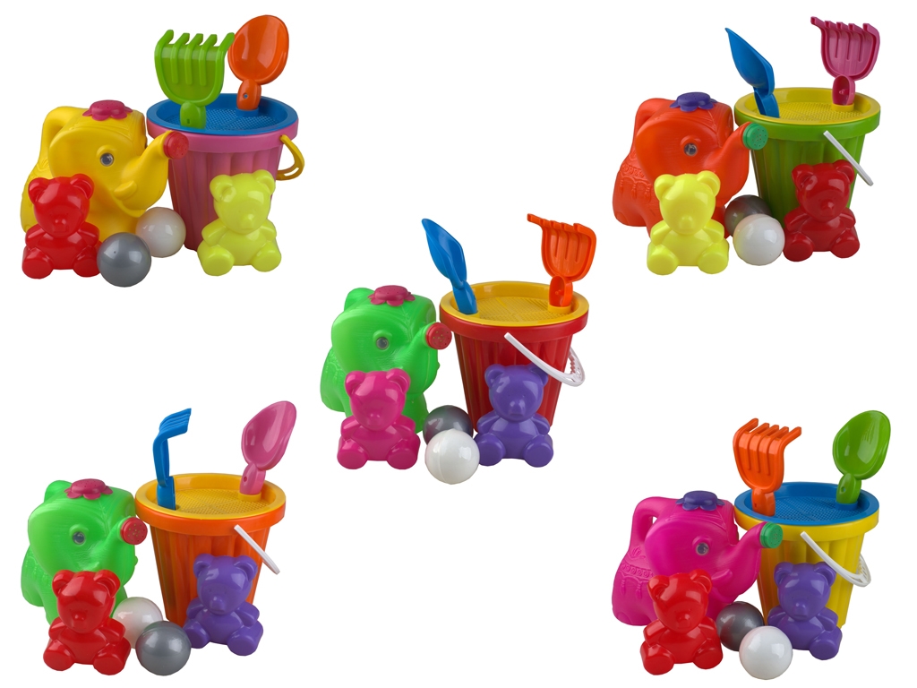 Набор для песочницы №7 23250, с ведерком и аксессуарами, M Toys