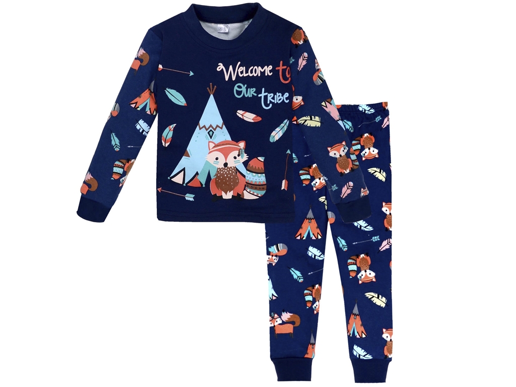 Піжама дитяча для хлопчика синя, Зріст 116, Татошка