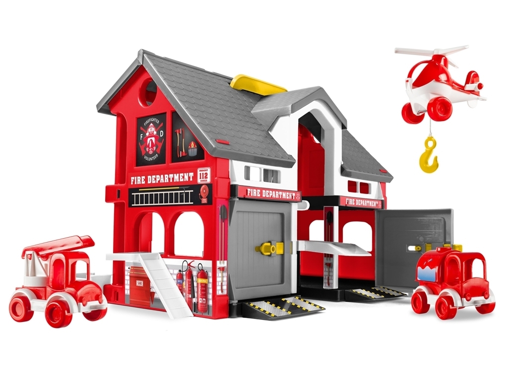 Игровой гараж пожарная станция Play House Wader 25410