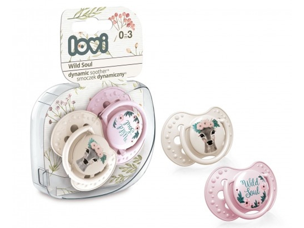 Пустышка динамическая, Wild Soul Girl, силикон, 0-3 мес., 22/882girl, LOVI