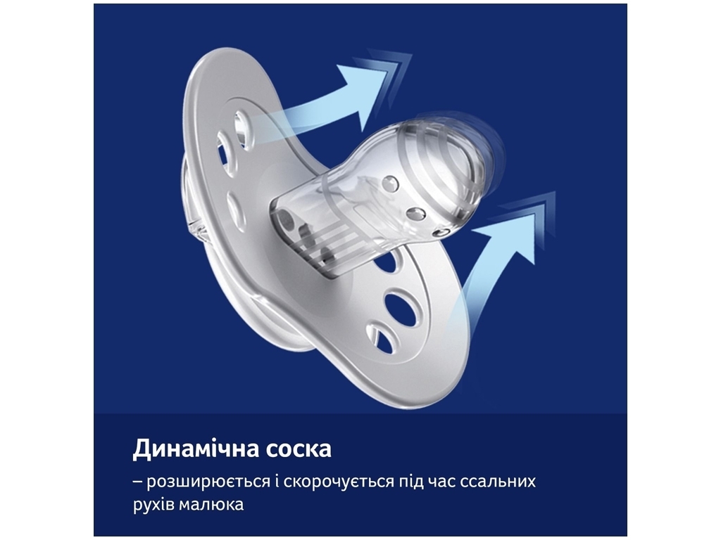 Пустушка динамічна, Night & Day Girl, силікон, 0-3 міс., 2 шт., 22/913girl, LOVI