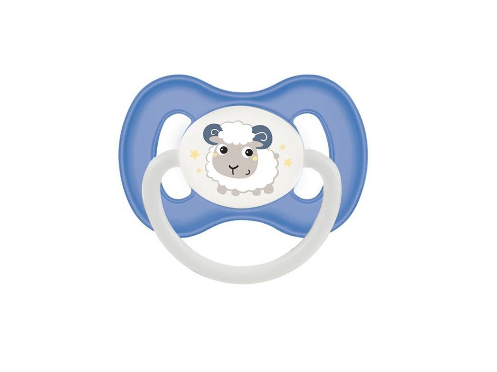 Пустушка симетрична Bunny & Company, 0-6 міс, 23-268_blu, Canpol Babies