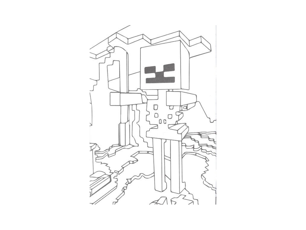 Раскраска 100 наклеек А4, MineCraft, Jumbi