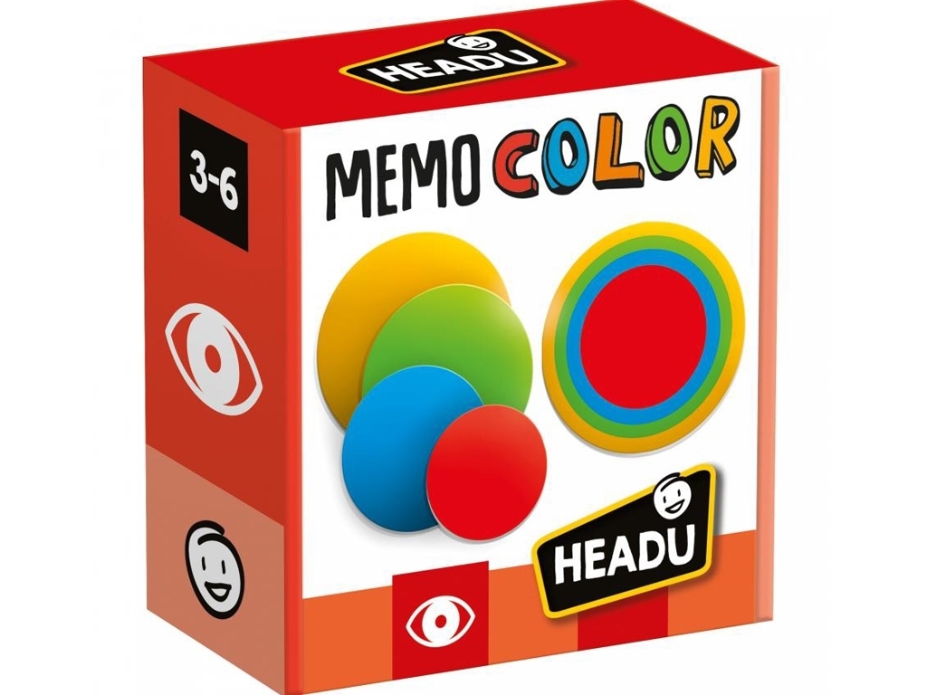 Розвиваюча гра Мемо кольори. HEADU MU51289