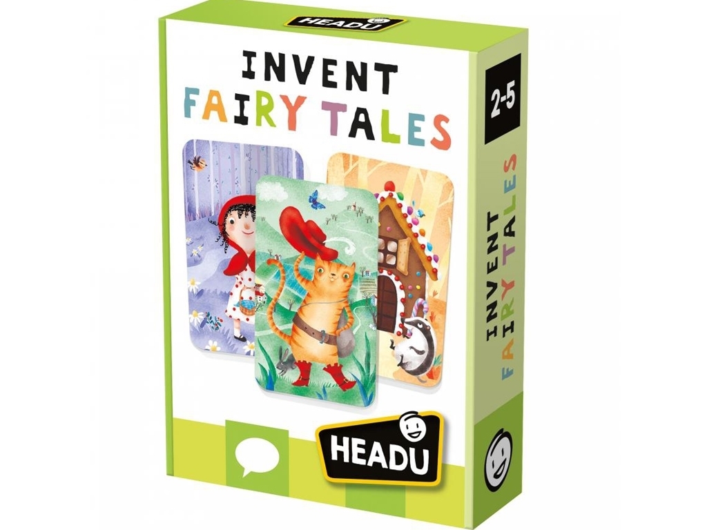 Игра развивающая Invent Fairy Tales, составление историй, карточки с персонажами, Headu