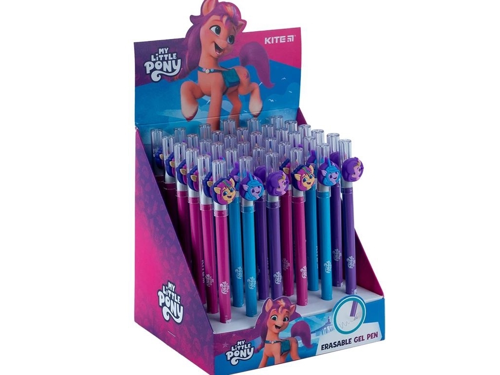 Ручка гелева пиши-стирай синя My Little Pony, Kite