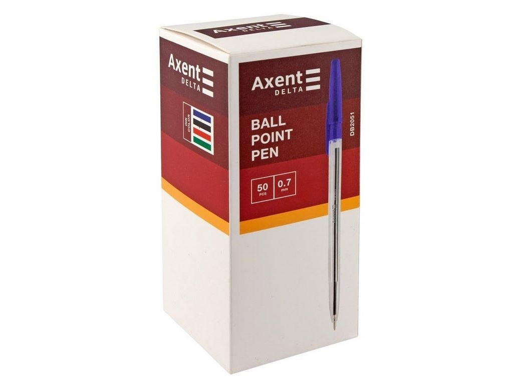 Ручка шариковая черная. Axent Delta DB2051-01