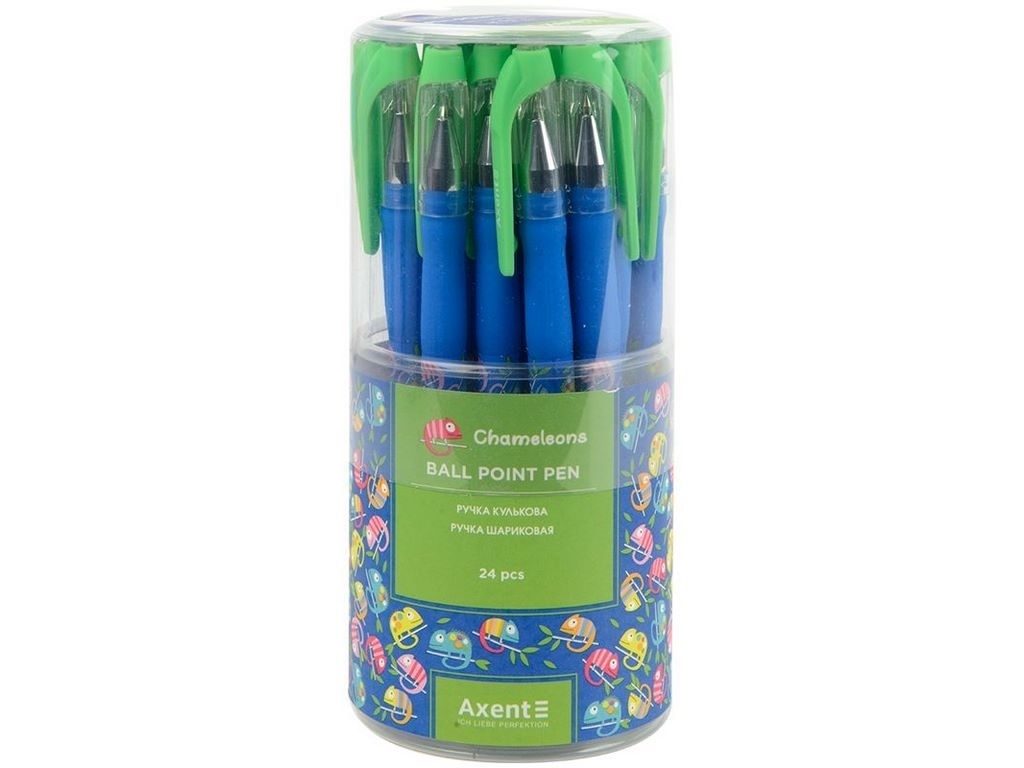 Ручка шариковая Chameleons синяя. Axent AB1049-35-A