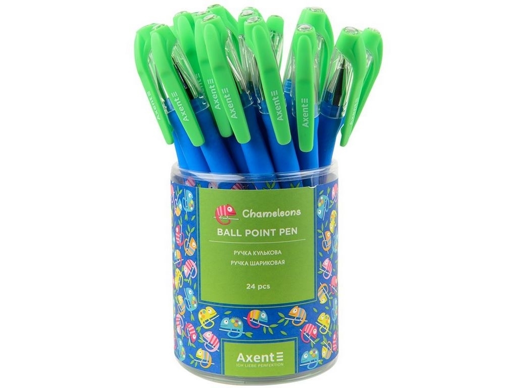 Ручка шариковая Chameleons синяя. Axent AB1049-35-A