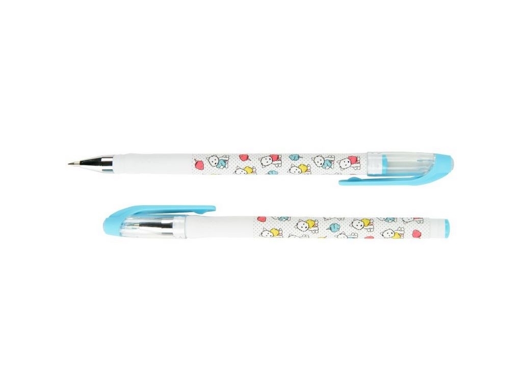 Ручка шариковая Cute dogs синяя. Axent AB1049-40-A