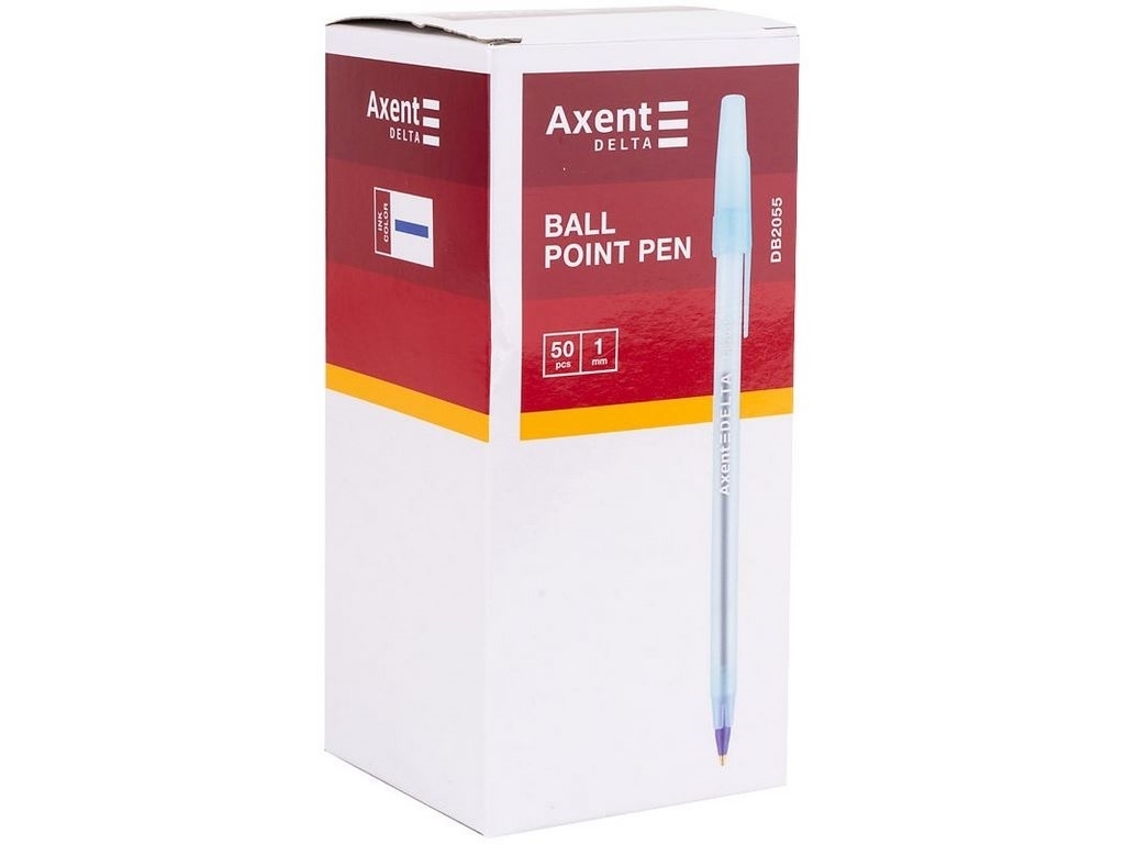 Ручка кулькова синя. Axent Delta DB2055-02