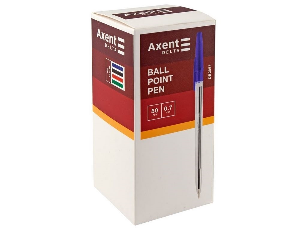 Ручка шариковая зеленая. Axent Delta DB2051-04
