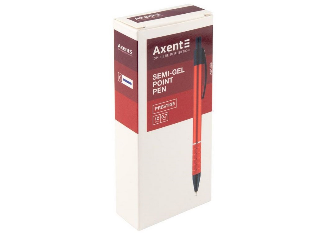 Ручка масляна автоматична Prestige синя. Axent AB1086-06-02