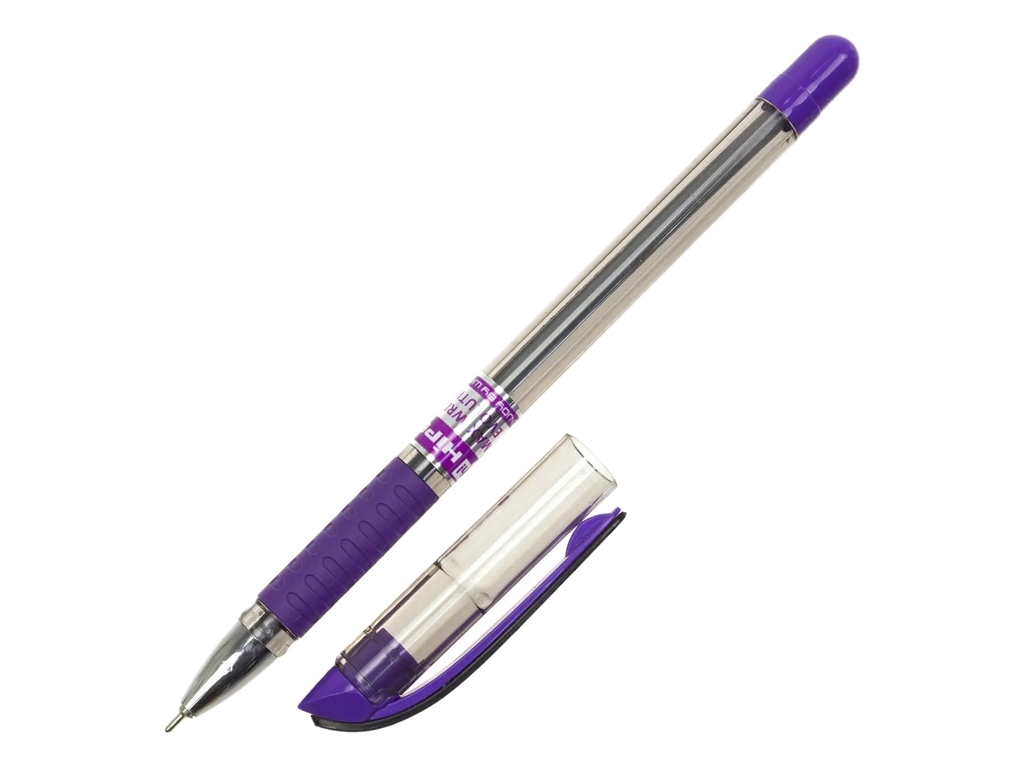 Ручка масляна фіолетова Max Writer Evolution. Hiper HO-335-ES