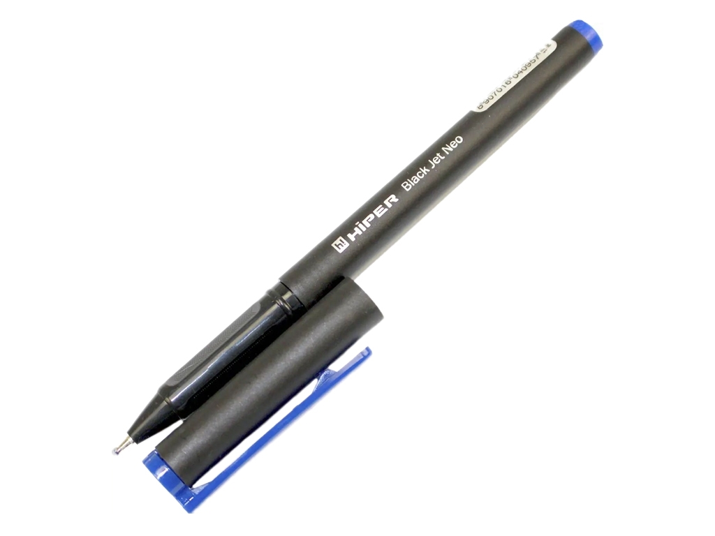 Ручка масляна синя Black Jet Neo. Hiper HO-150