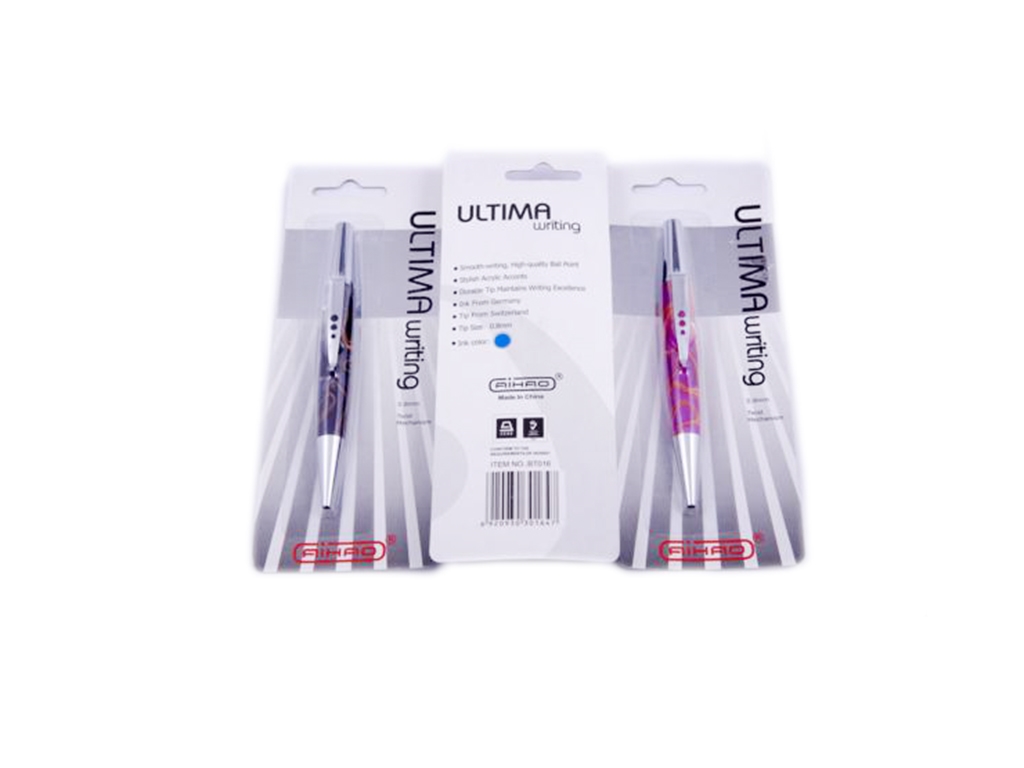 Ручка подарункова синя Ultima writing. AIHAO BT016