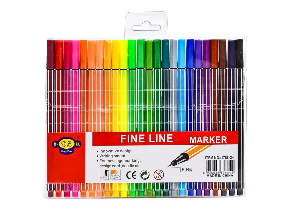 Ручки лайнер Fine Line 24 кольори