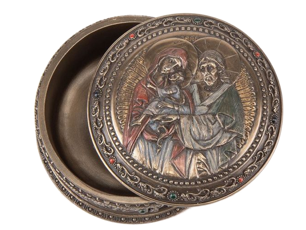 Шкатулка Святе сімейство 10х5 см, Veronese 75896A4