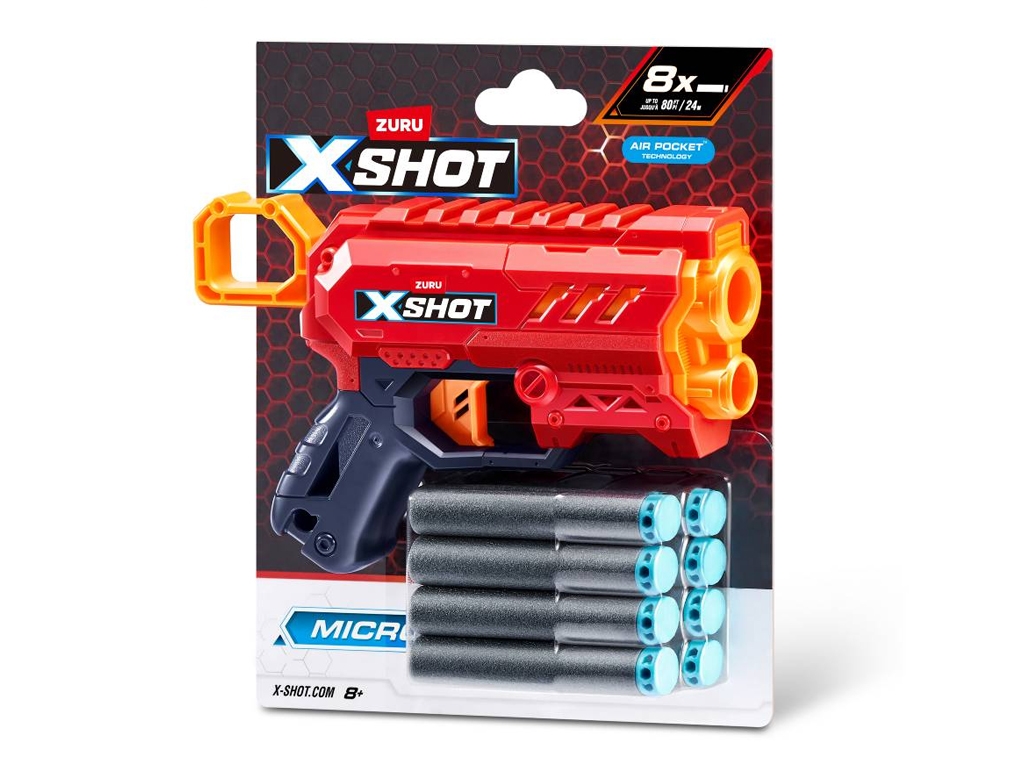 Швидкострільний бластер Excel Micro 2.0 Color Card. 8 патронів. Zuru 36726TQ1R