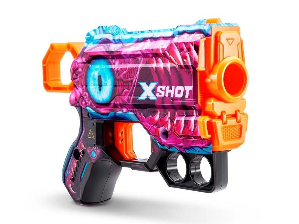 Быстрострельный игрушечный бластер X-SHOT Skins Menace Enigma 8 патронов. Zuru 36515L
