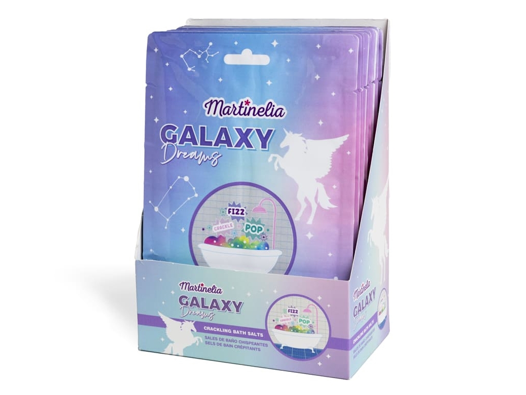 Сіль для ванни тріскотлива GALAXY DREAMS 30 грам. Martinelia 90041