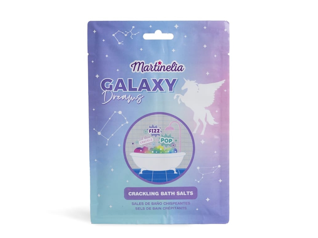 Сіль для ванни тріскотлива GALAXY DREAMS 30 грам. Martinelia 90041