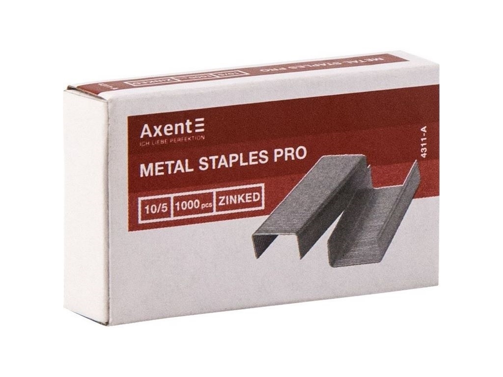 Скоби для степлерів Pro 10/5  Axent 4311-A, 1000 шт